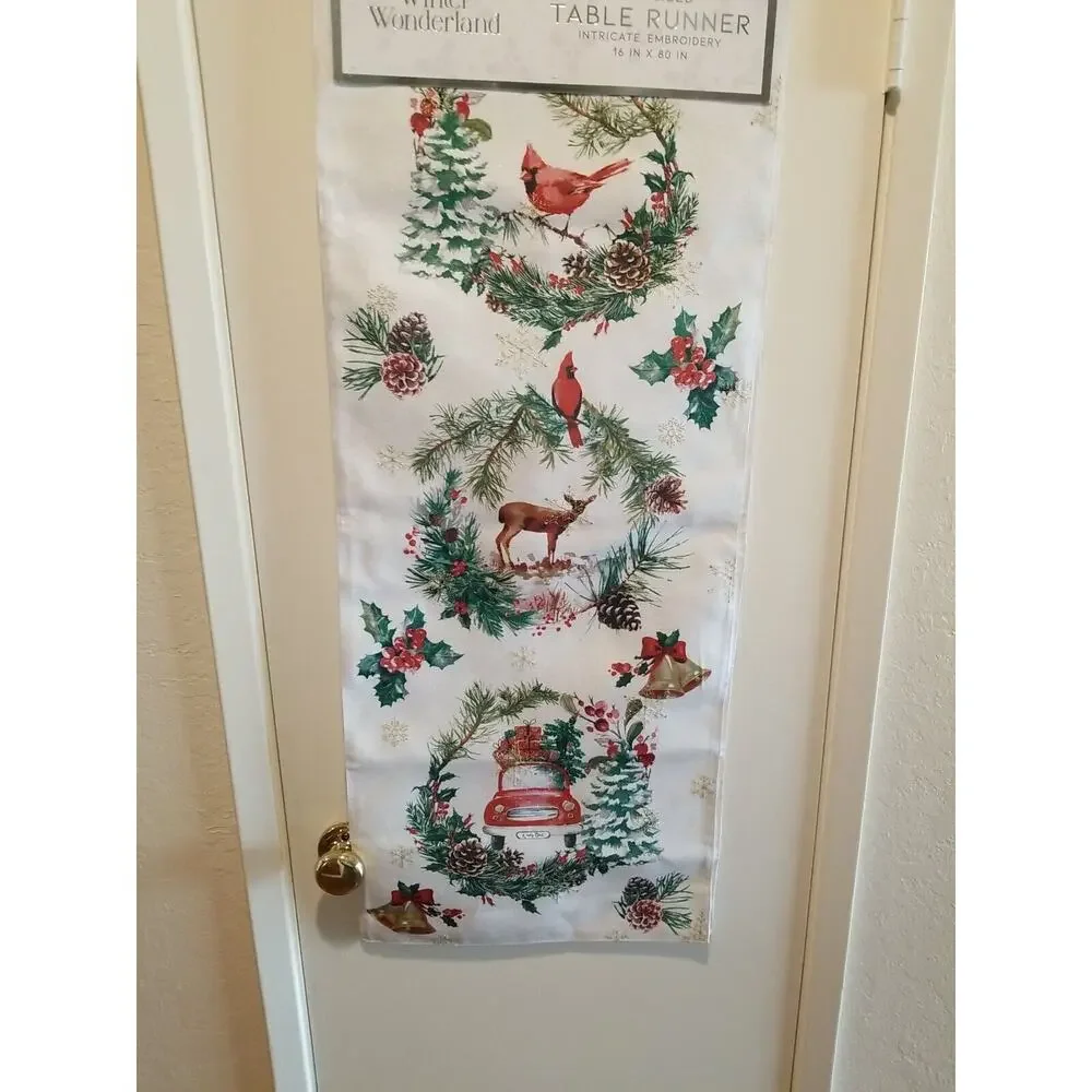 Christmas Winter Wonderland Table‎ Runner 16